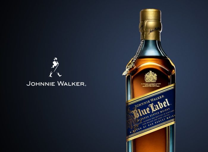 Botella de whisky Johnnie Walker Blue personalizada - Green Glass ®